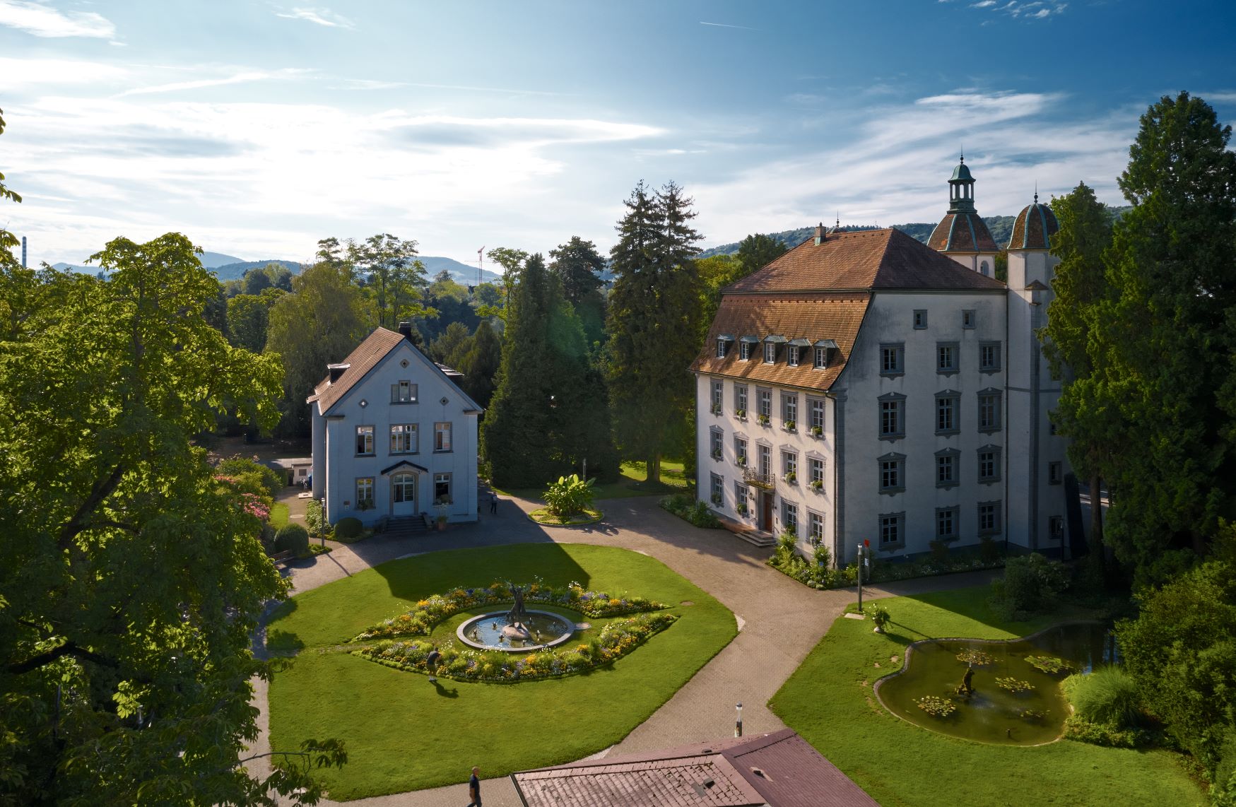 Standesamt und Schloss im Schlosspark in Bad Säckingen